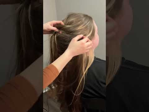 ASMR Perfectionist Hair Styling #asmrhairplay #asmrmassage #oddlysatisfying #gentle #asmrforsleep