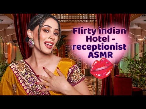 😘💋Flirty indian hotel receptionist checks you in●indian ACCENT●roleplay●Soft-spoken ASMR