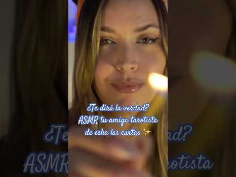 ASMR ¿te dirá la verdad? Tu amiga tarotista te echa las cartas 🎴✨ #asmr #tarot