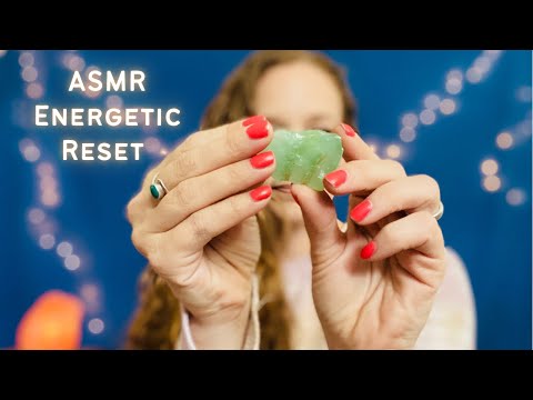 ASMR Reiki for Energetic Reset⚡️ - Soft Spoken, Smoke Cleanse, Crystal Tapping, Selenite Scan