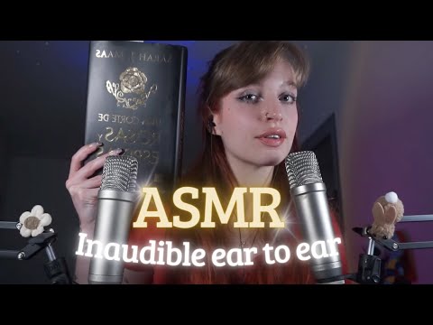 ASMR Inaudible whisper from ear to ear ❤️