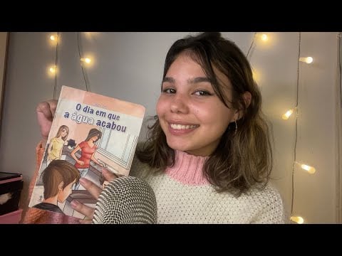 um INAUDÍVEL PERFEITO para voce DORMIR - ASMR leitura + sons de boca ✨🤍😴