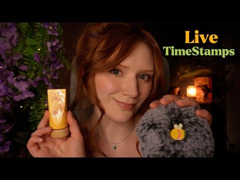 ASMR Spit painting + with Brush, Jellyfish Kisses, Wooden Skin Care, X marks the spot,Mouth sounds😴
