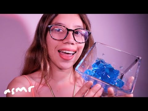 ASMR comiendo gelatina 🫐 + ahuevo chismecito