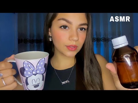 ASMR - CUIDANDO DE VOCÊ NA TPM