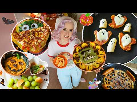 Whimsical Breakfasts for a Week 🎃 ASMR Cooking