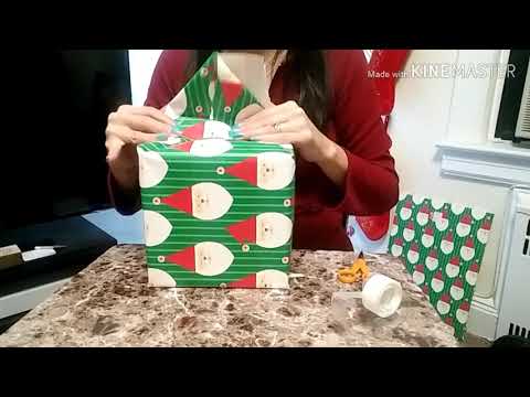 Asmr- Christmas gift wrapping