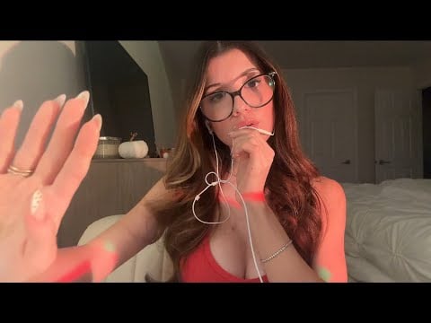 ASMR with my low quality mic {lofi, whisper ramble, visual triggers}