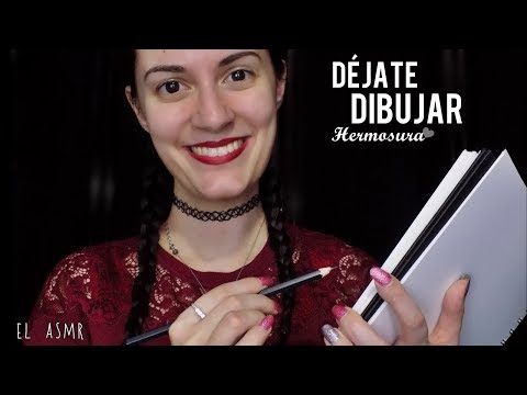 ♡ASMR español♡ DÉJATE DIBUJAR, HERMOSURA!♥ *Roleplay Dibujante*