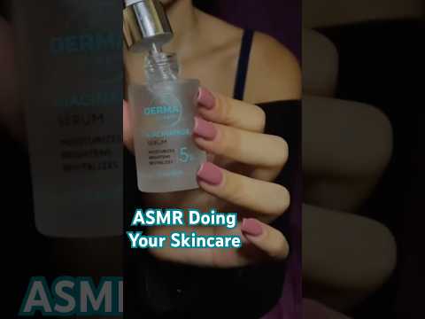 ASMR Doing Your Skincare 🧖🏼‍♀️✨Layered Sounds #shorts #asmr #asmrforsleep #asmrskincare