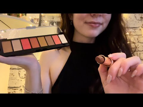 ASMR - VERY Chatty Friend does your Makeup 💄🤍 ( Saltburn Movie, travel, etc)