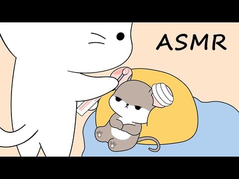 treating an angry injured mouse | ASMR animation