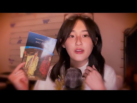 ASMR 📚 inaudible sticky clicky whisper reading to you
