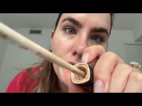 ASMR best friend does your makeup no talking 