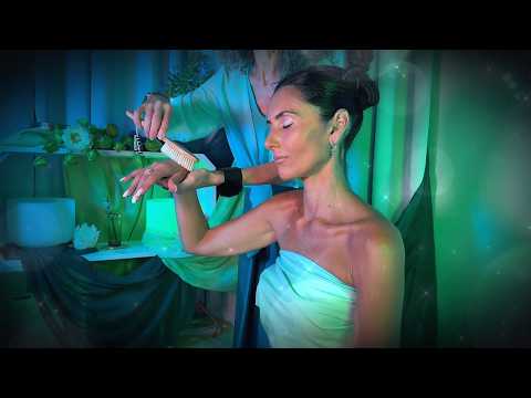 Enchanted Forest 🌿 Hair Play & Deep Butter Massage 💆🏻‍♀️ Real Person ASMR Personal Attention