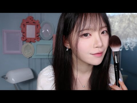 ASMR(Sub✔)입으로 해보는 메이크업 소리 2탄 팅글보장✨ (이너디블,후시녹음)Doing your Makeup sound( Mouth Sounds , Inaudible )