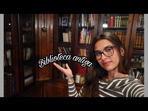 ASMR NUMA BIBLIOTECA ANTIGA✨️📚