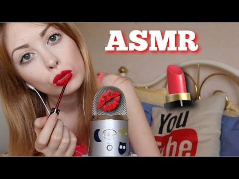ASMR: Lipstick Application & Bruits de bouches !