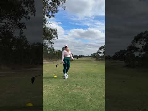 As soon as the camera is out the golf swing goes to shi