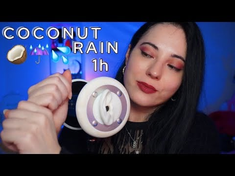 1h di Coconut Rain ASMR 🥥☔️ Pioggia di Cocco per Dormire 💦