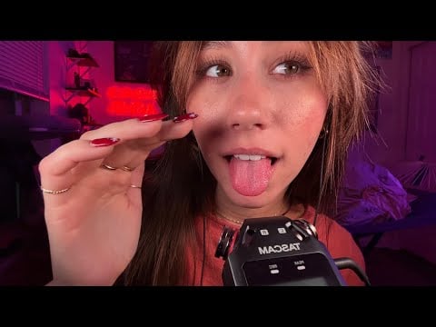 ASMR | Fast and Aggressive Tascam Mouth Sounds (+lofi)