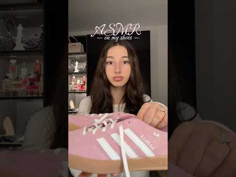 Asmr on my shoes for sleep #asmr #asmrsounds #sleep #relaxing #tingles #tapping #scratching
