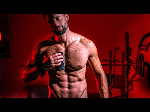 Sponge on My Abs & Pecs 🧽 Shirtless Night Gym ASMR