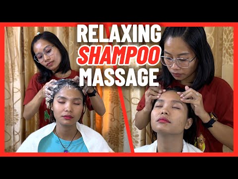 ASMR Relaxing Shampoo Massage | Shampoo Massage for Guest