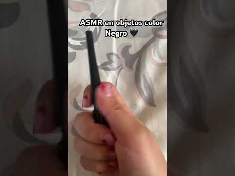 LIKE PARA PARTE 2 / ASMR en objetos color negro🥰 #asmr #asmrsounds #asmrcommunity #trending #tiktok