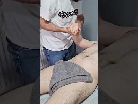 VERY RELAXING MASSAGE TECHNIQUES FOR CHEST, ABDOMEN AND ARMS #satisfying #relaxing #asmr #shorts