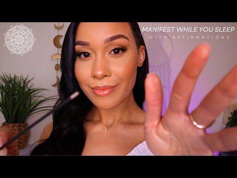 Reiki ASMR Self Love & Manifestation Affirmations For Sleep | Soft & Slow Meditation Whispers