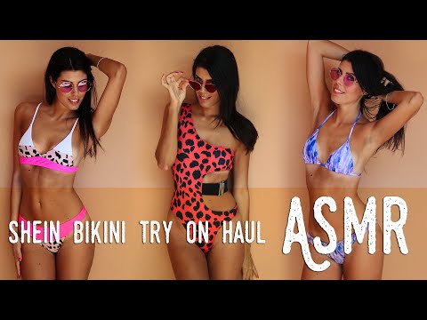 ASMR ita - 👙 SHEIN BIKINI Try-On Haul (Whispering)