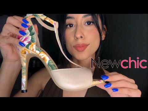 ASMR Heel & Shoe Haul (Soft Scratching) ft NEWCHIC