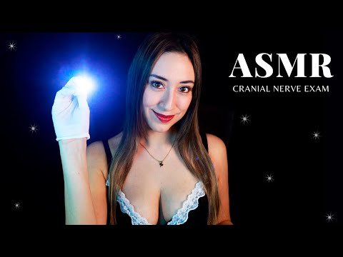 MI PRIMER VIDEO EN INGLES 👩🏻‍⚕️ ASMR Cranial Nerve Examination ⚡Detailed Medical Roleplay ⚡