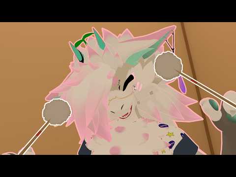 [FURRY ASMR] 40Mins LONG LOVELY TINGLES :D (In VRchat)