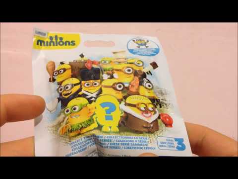 3 paquets de Mega Bloks Minions Series 3 - ASMR Français