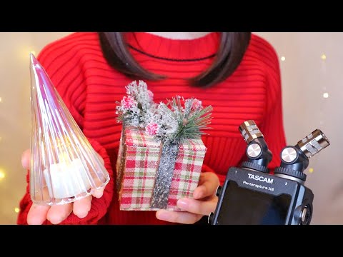 【ASMR/囁き】Portacapture X8を使って冬のトリガーサウンド🎄🎁