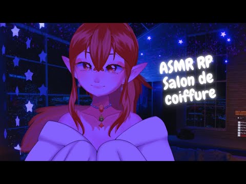 ASMR Roleplay Coiffure, bruits mousse a raser, ciseaux, brossage de cheveux