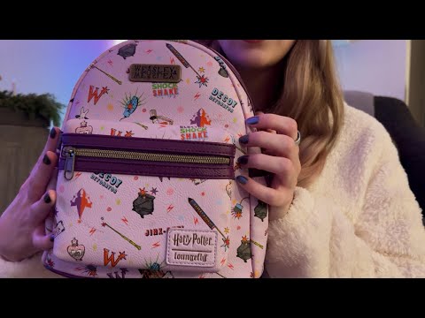 Bag Sounds 👜 ASMR | leather, fabric, & zippers