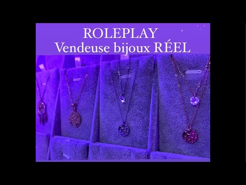 ROLEPLAY Réel Vendeuse de bijoux ASMR en Live