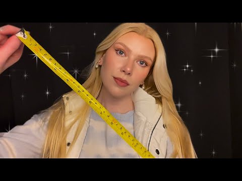 ASMR Gently Measuring You From Top to Bottom 📏 measuring sounds + inaudible whispers