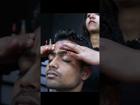 Cure Your Insomnia ASMR | Comb Massage By Barber Girl Chaitali #shorts