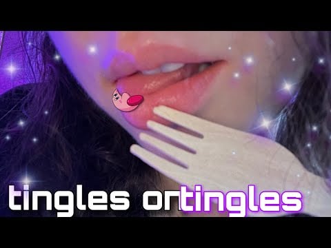 ASMR Try Not to Get Tingles…You Can’t! Lens Mouth Sounds While Eating You UP CLOSE | Fork on Screen