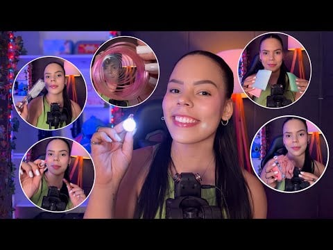 ASMR com NOVOS GATILHOS no TASCAM 🎧 para dormir e relaxar