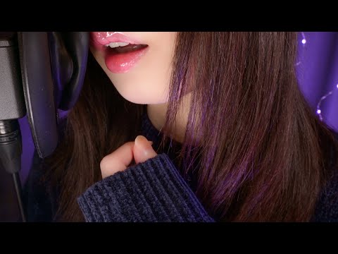 ASMR Ear Blowing & Breathing for Deep Sleep🌬 (face touching, personal attention)