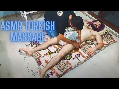 ASMR LEGENDARY CHEST LEG FOOT ABDOMINAL MASSAGE ON THE FLOOR BED