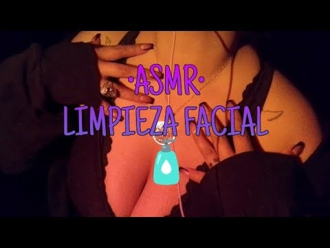 🧴ASMR: LIMPIEZA FACIAL🧴 +probando micro nuevo + casi inaudible 