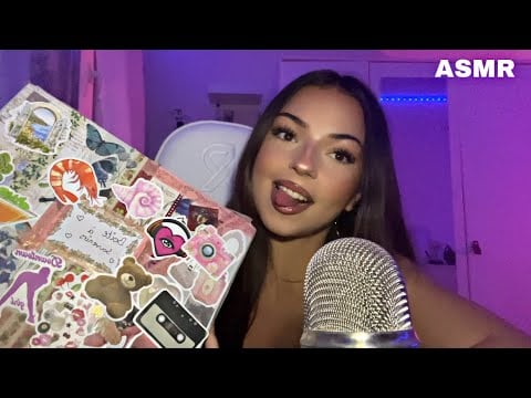 #ASMR - JE FAIS LE TRI DANS MA BOÎTE À SOUVENIRS 😴