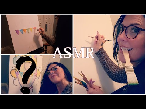 ASMR- Relaxing Easter Art Project: Come Draw & Paint With Me!