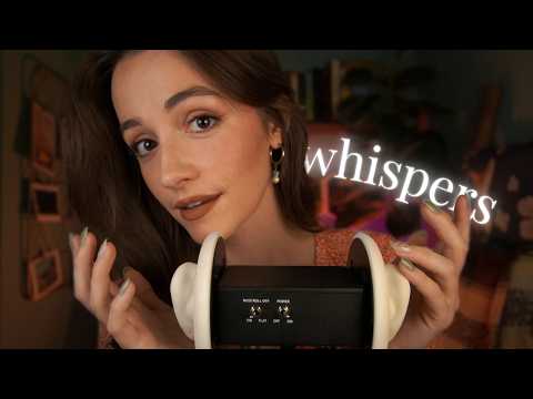 ASMR for the Deepest Sleep 💤 (gentle whispers, ear attention, tapping)